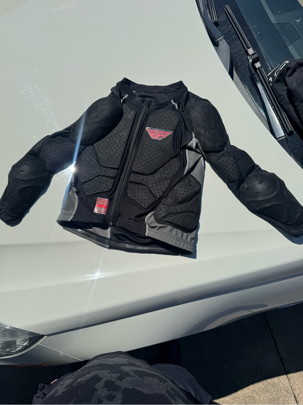 Fly racing Protective in Black with Gray Accents